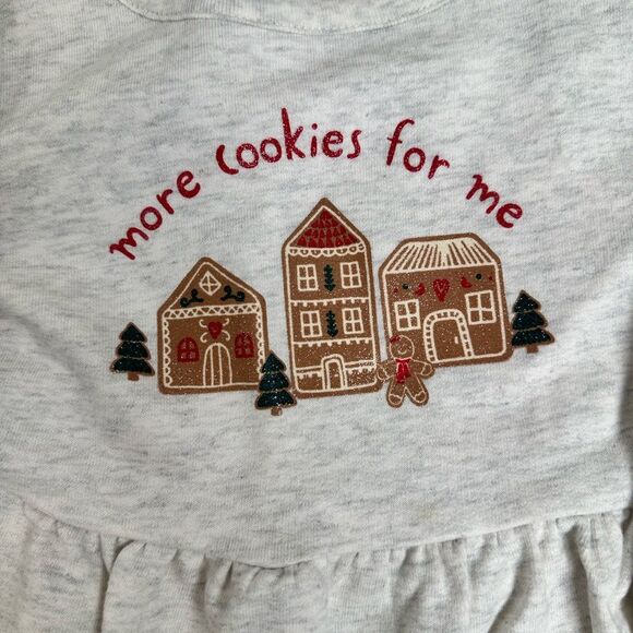 EUC Carter’s Toddler Girls Holiday Christmas Matching Set Gingerbread - Size 3T - Picture 3 of 8